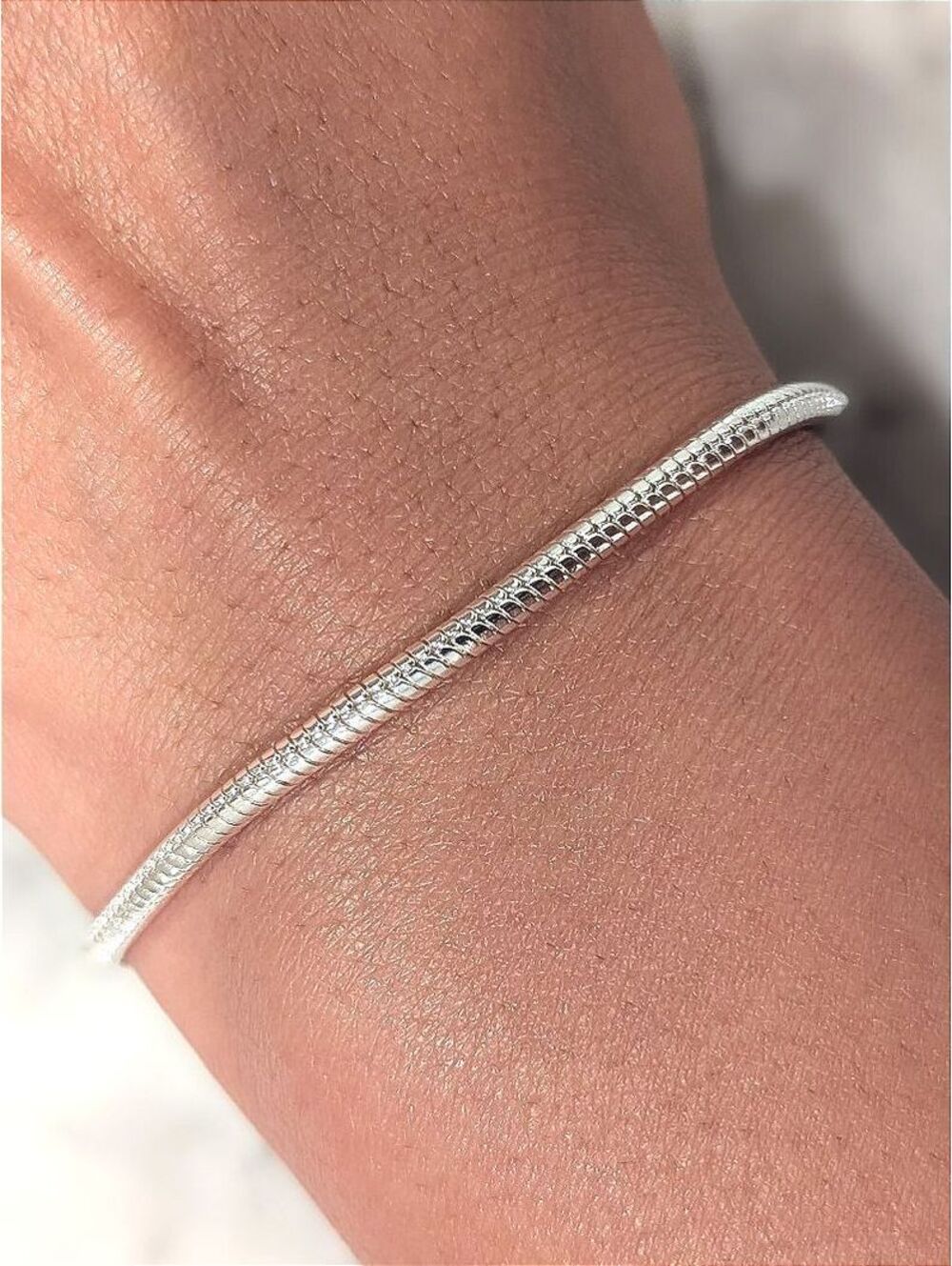 Sterling Silver 925 Bracelet Modern Minimalist Elegant Quiet Luxury